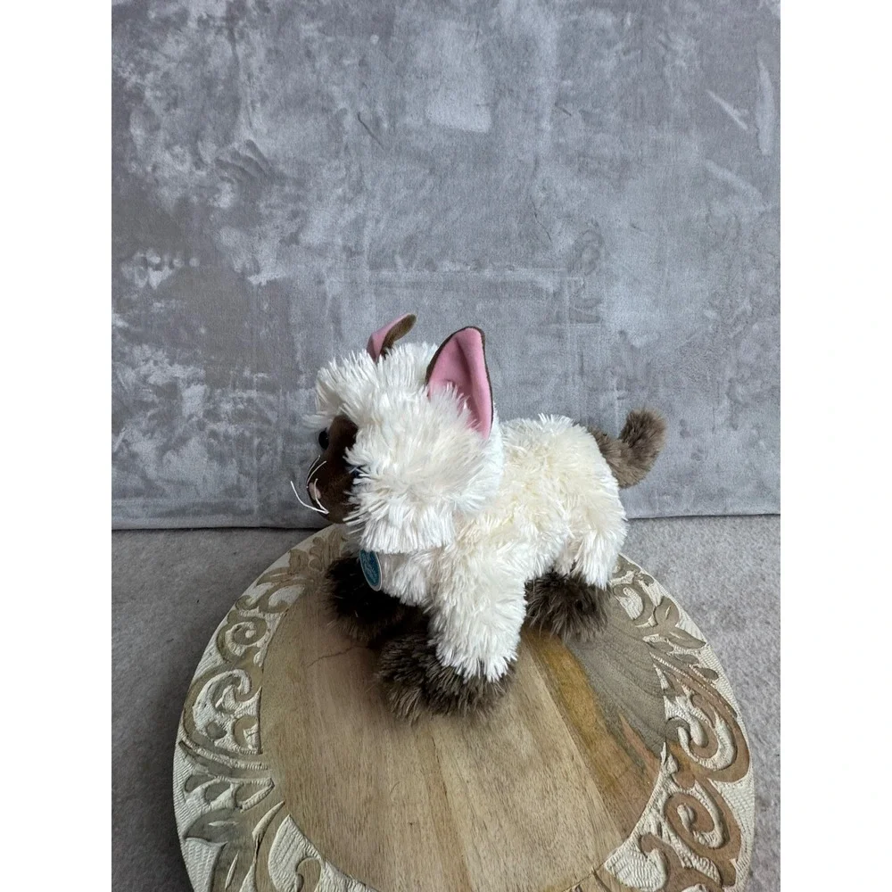 Build-A-Bear Promise Pets Siamese Cat Plush Cream Brown Blue Eyes Standing 10in